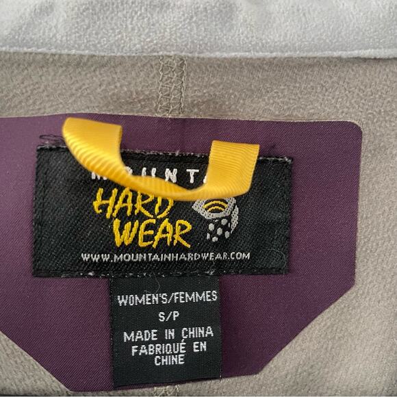 Mountain Hardwear Windstopper Softshell Jacket | Purple Grey Size Small - Picture 2 of 10